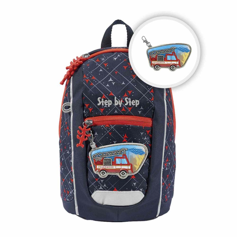 Step by Step Kiga Mini Fire Truck Finn Kinderrucksack Set 2tlg.