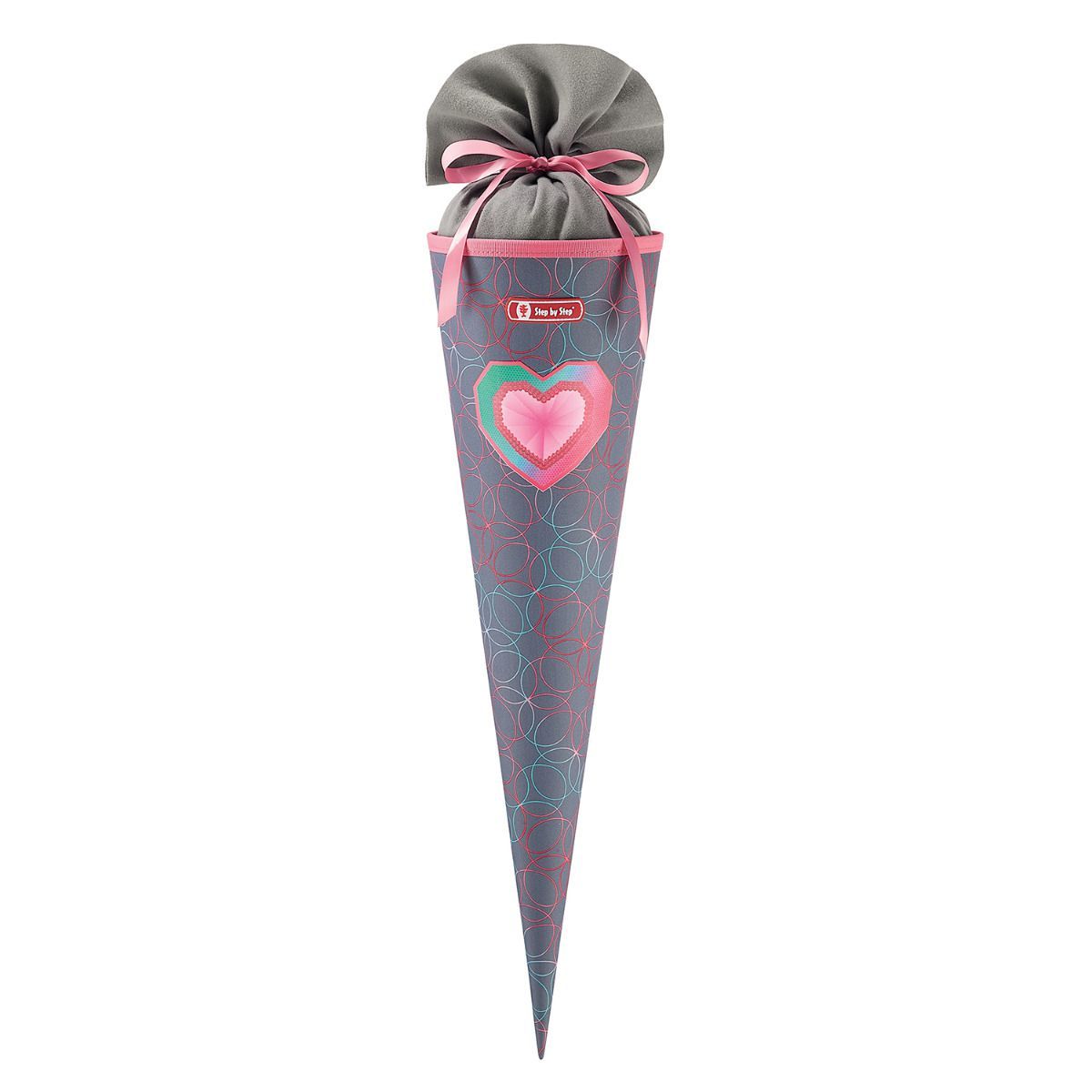 Step by Step Schultüte Glitter Heart Hazle