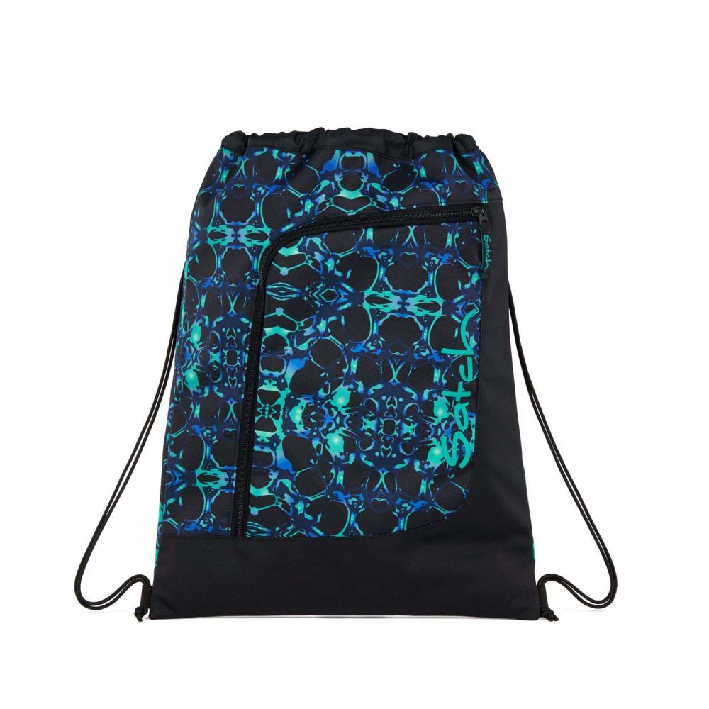 Satch Pack Caleido Blue Pencil Slider Light Edition Schulrucksack Set 3tlg.