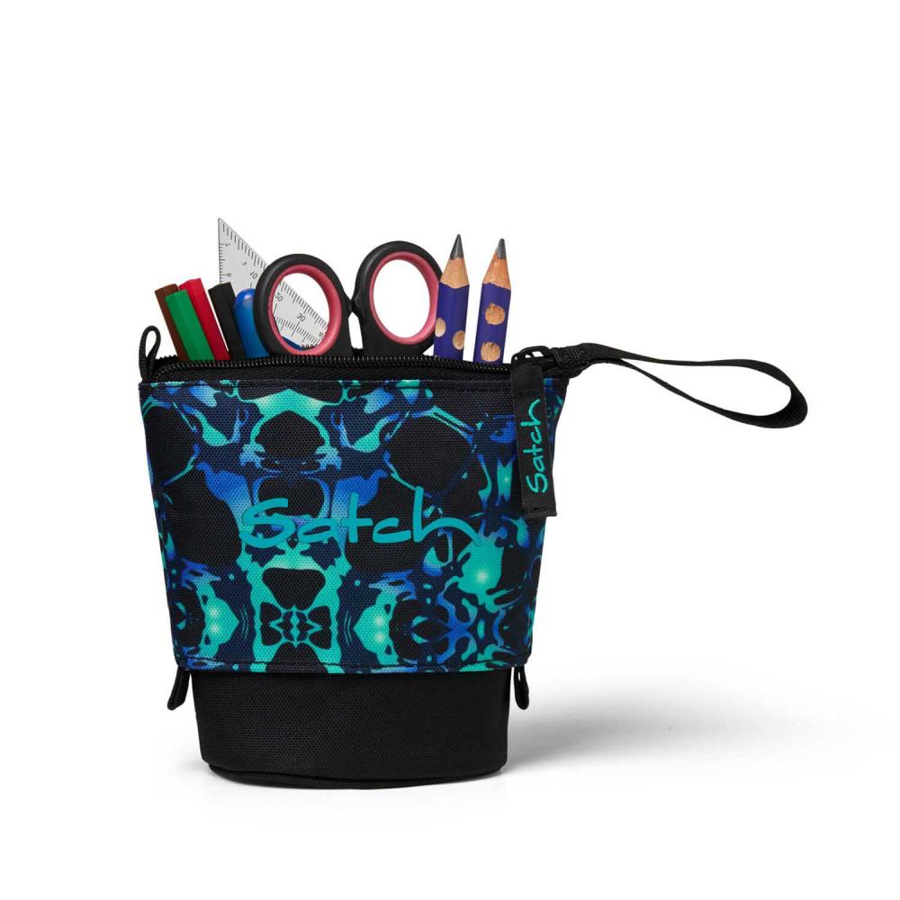 Satch Pack Caleido Blue Pencil Slider Edition Schulrucksack Set 3tlg.
