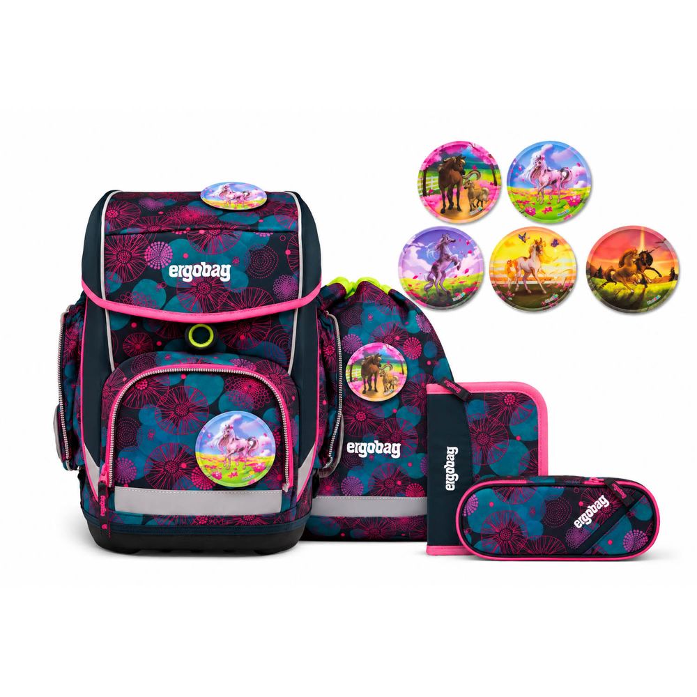 Ergobag Cubo HuFeenzauber Schulranzen Set 5tlg.