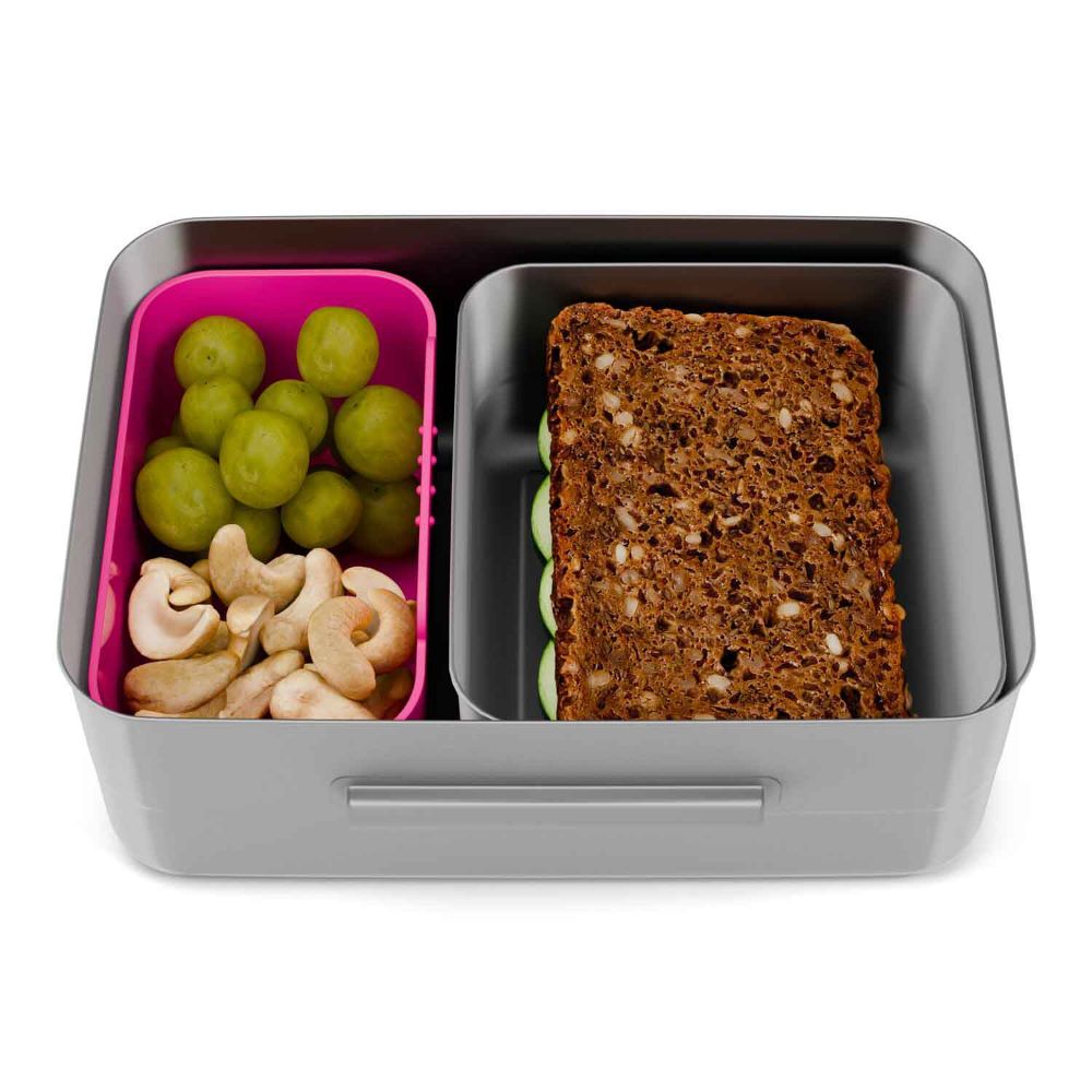 Ergobag Edelstahl Brotdose Glitzer 3tlg.