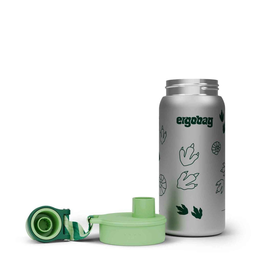 Ergobag Edelstahl Trinkflasche Dschungel 0,5 l
