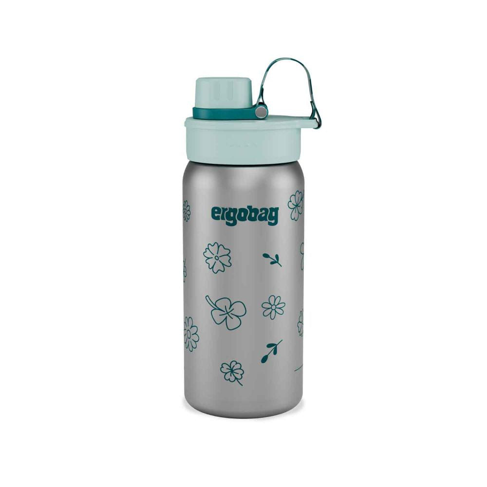 Ergobag Edelstahl Trinkflasche Blumen 0,5 l