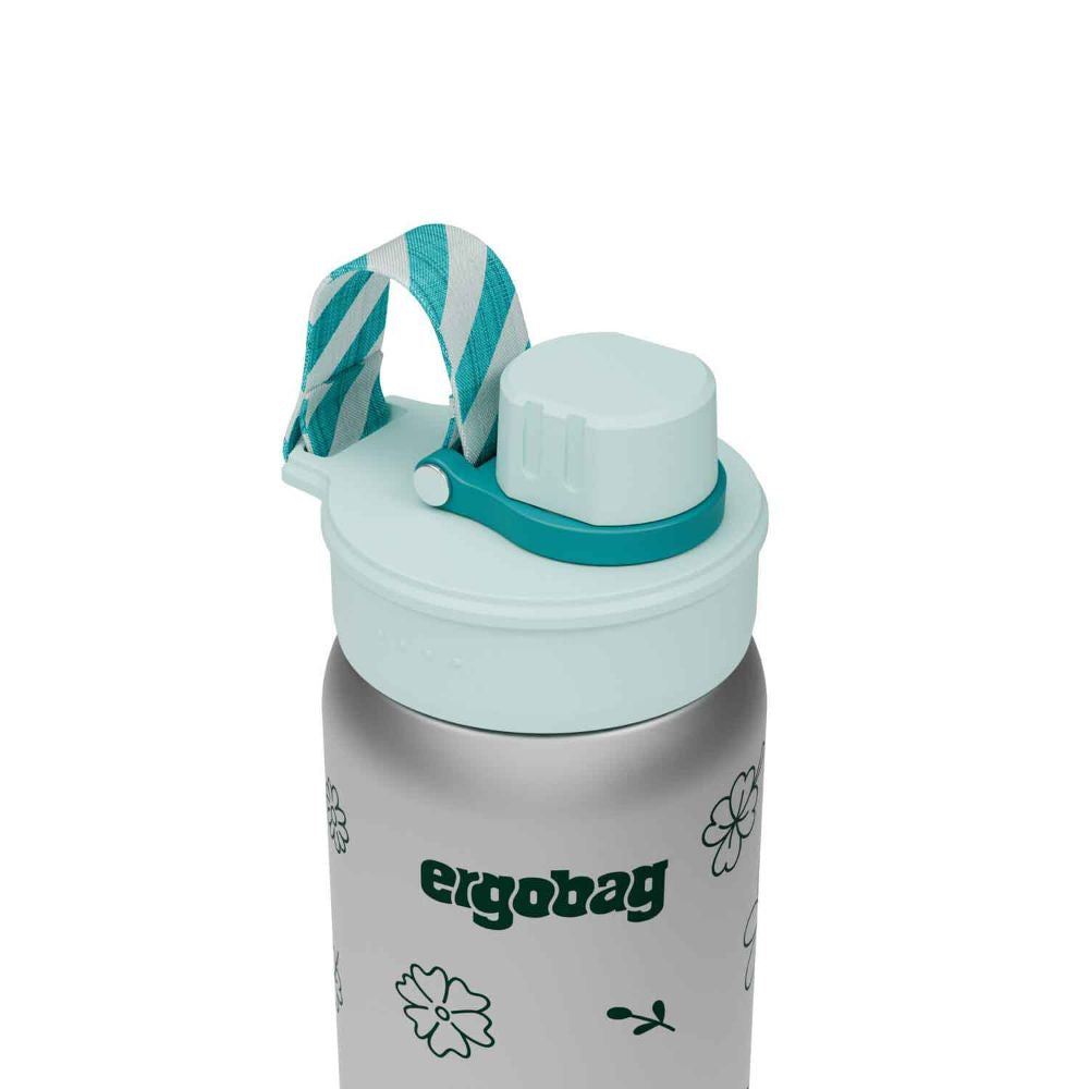 Ergobag Edelstahl Trinkflasche Blumen 0,5 l