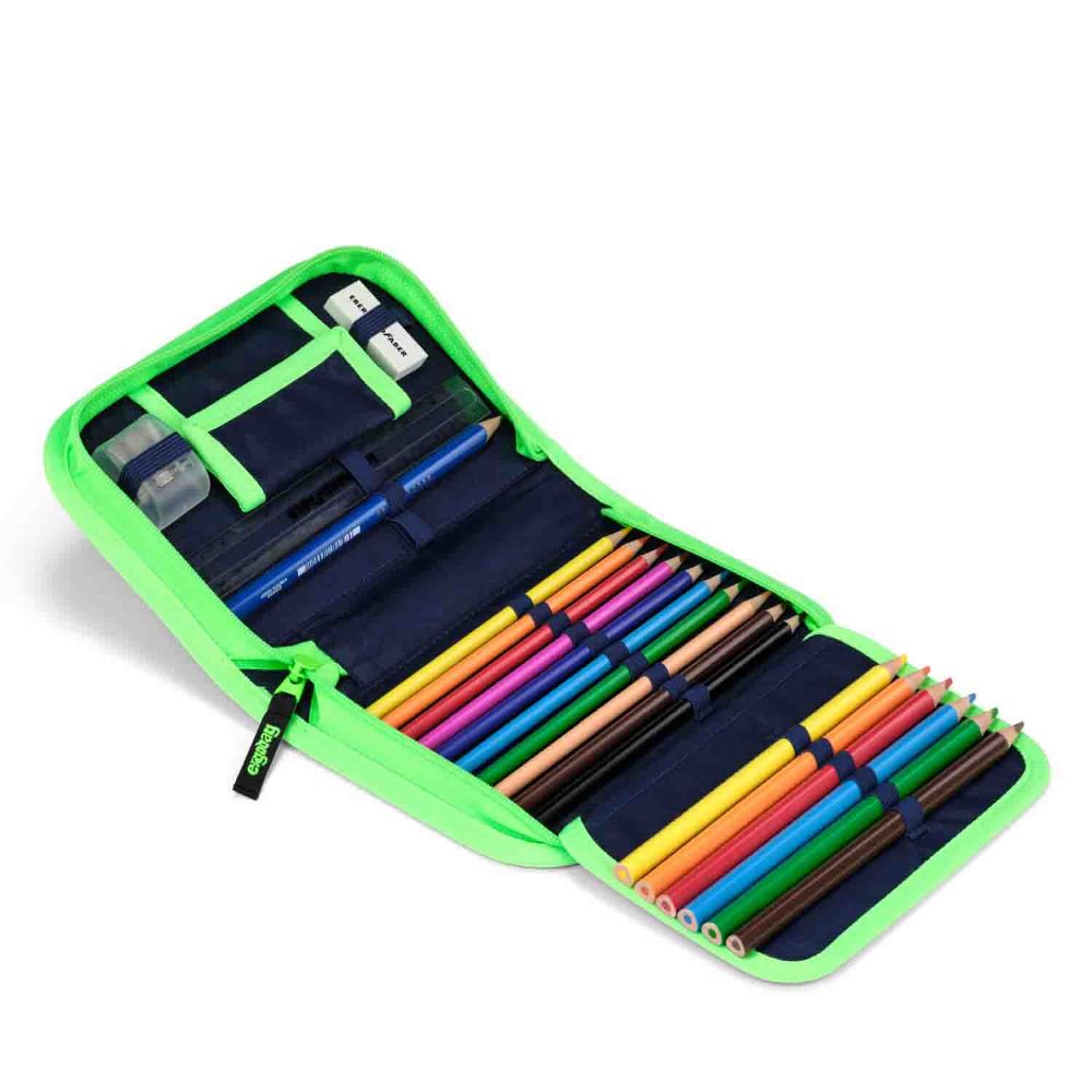 Ergobag Pack Übärholspur Color Flash Edition Schulrucksack Set 6tlg.