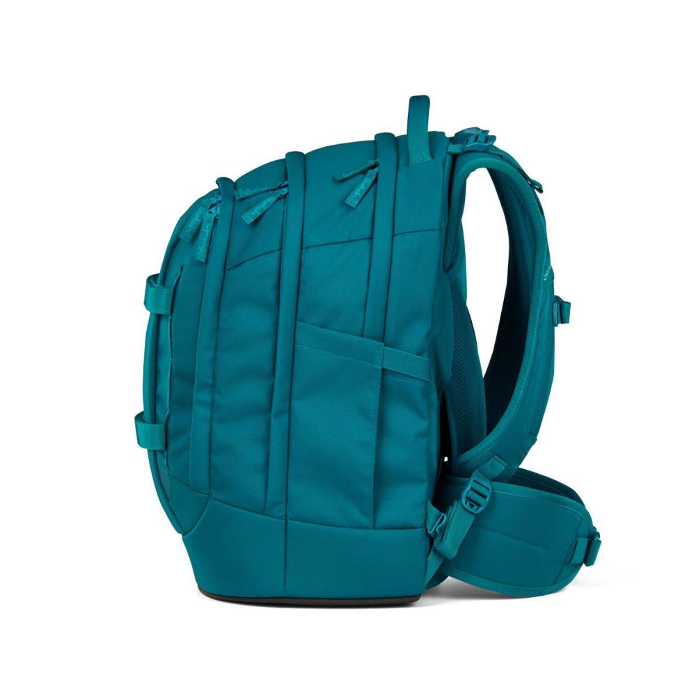 Satch Pack Deep Petrol Pencil Slider Light Edition Schulrucksack Set 3tlg.