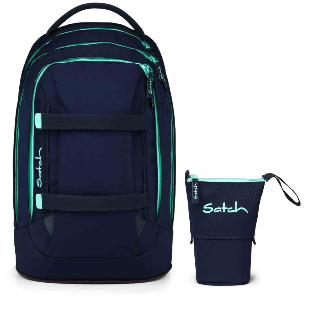 Satch Pack Ocean Mint Schulrucksack Set 2tlg.