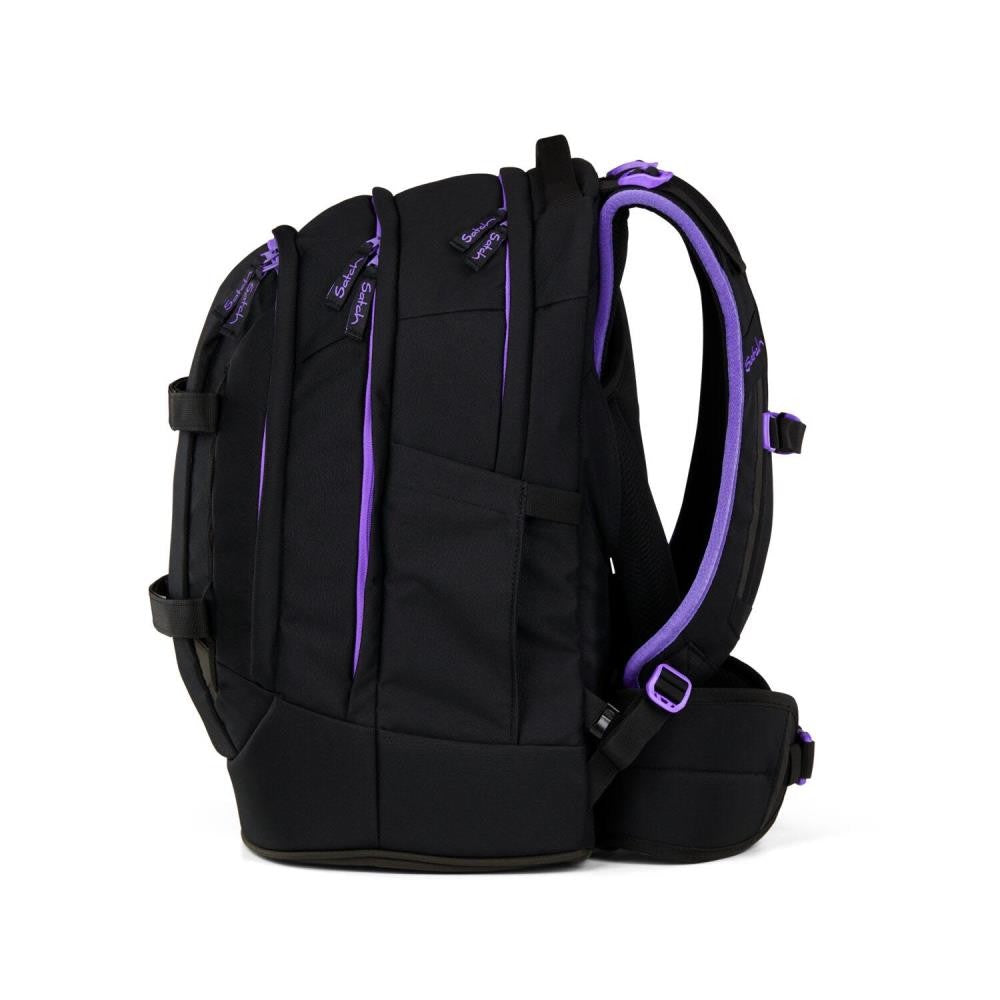 Satch Pack Purple Phantom Pencil Slider Light Edition Schulrucksack Set 3tlg.