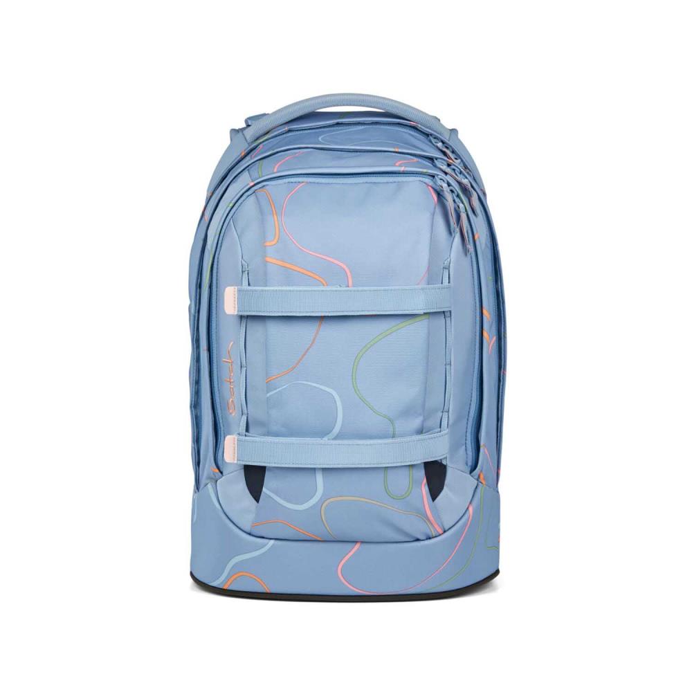 Satch Pack Vivid Blue Schulrucksack Set 3tlg.
