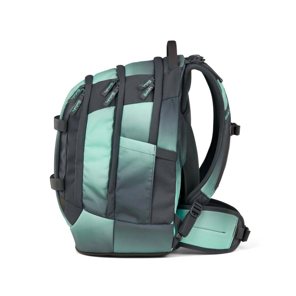 Satch Pack Gradient Mint Pencil Slider Light Edition Schulrucksack Set 3tlg.