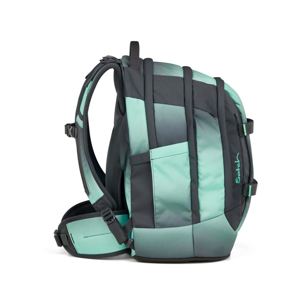 Satch Pack Gradient Mint Pencil Slider Light Edition Schulrucksack Set 3tlg.