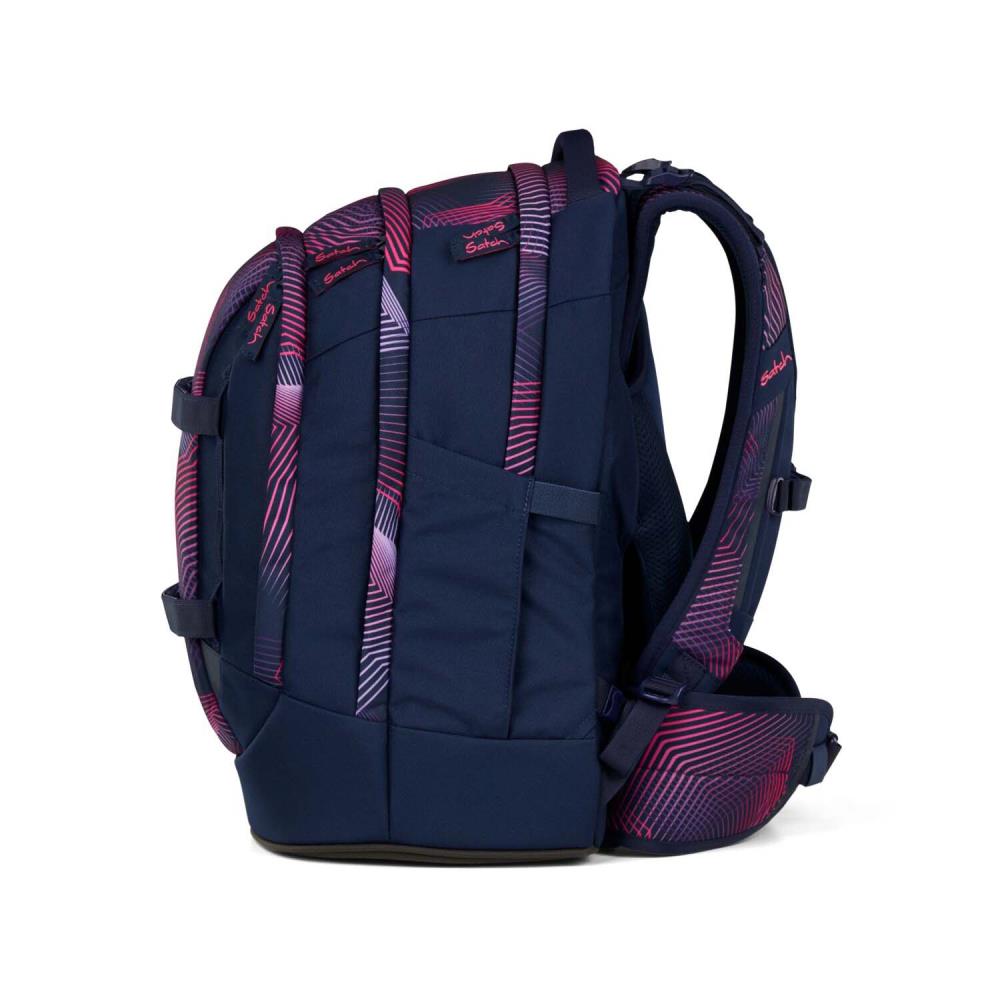 Satch Pack Seismic Pink Pencil Slider Edition Schulrucksack Set 3tlg.