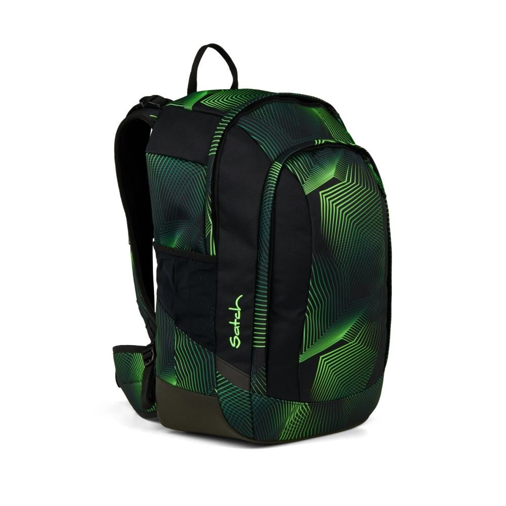 Satch Air Seismic Green Pencil Slider Edition Schulrucksack Set 3tlg.