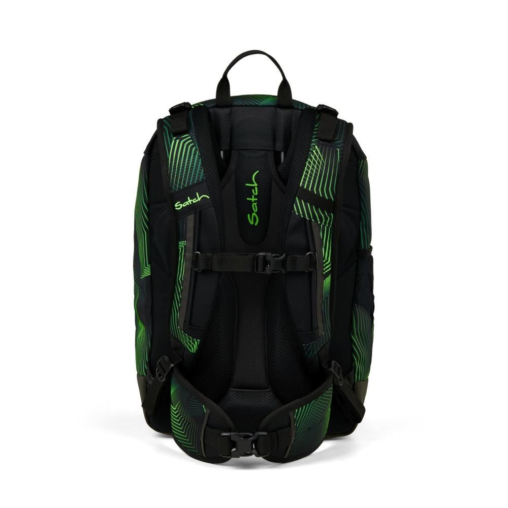 Satch Air Seismic Green Pencil Slider Edition Schulrucksack Set 3tlg.