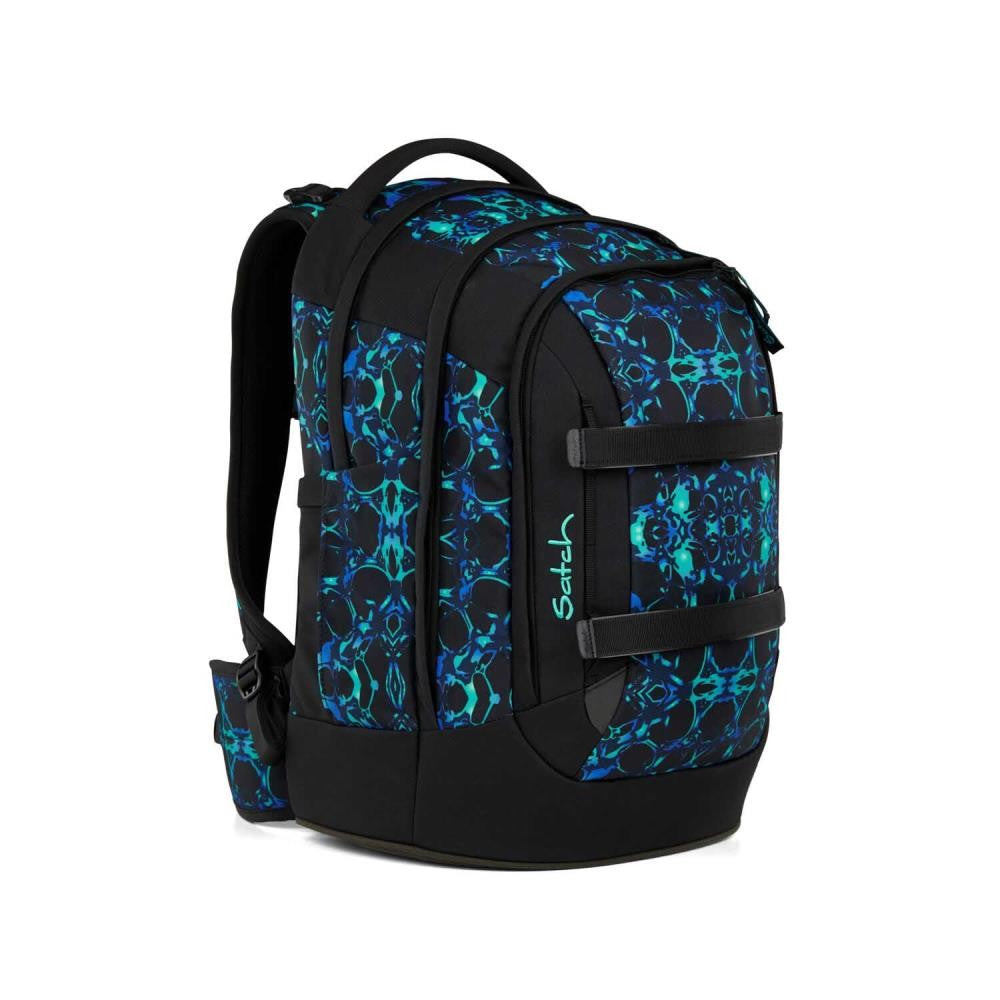 Satch Pack Caleido Blue Schulrucksack Set 3tlg.