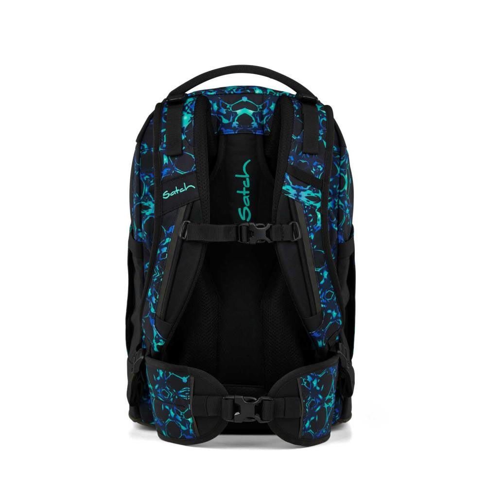 Satch Pack Caleido Blue Schulrucksack Set 3tlg.
