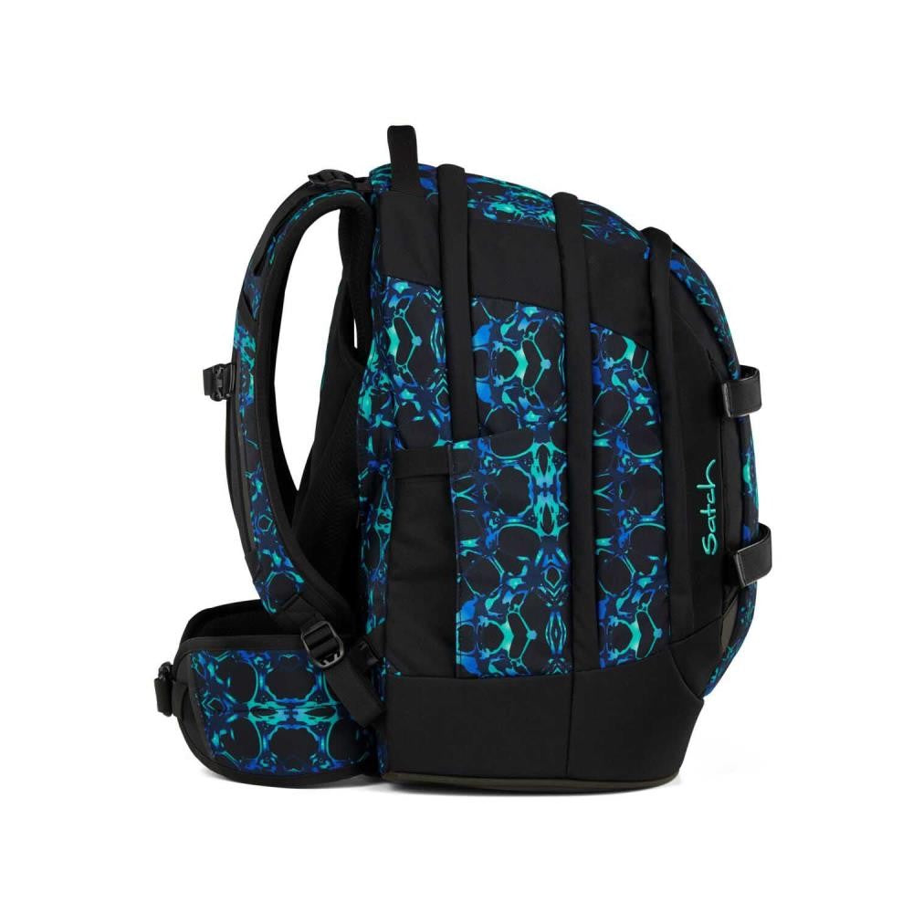 Satch Pack Caleido Blue Pencil Slider Edition Schulrucksack Set 3tlg.