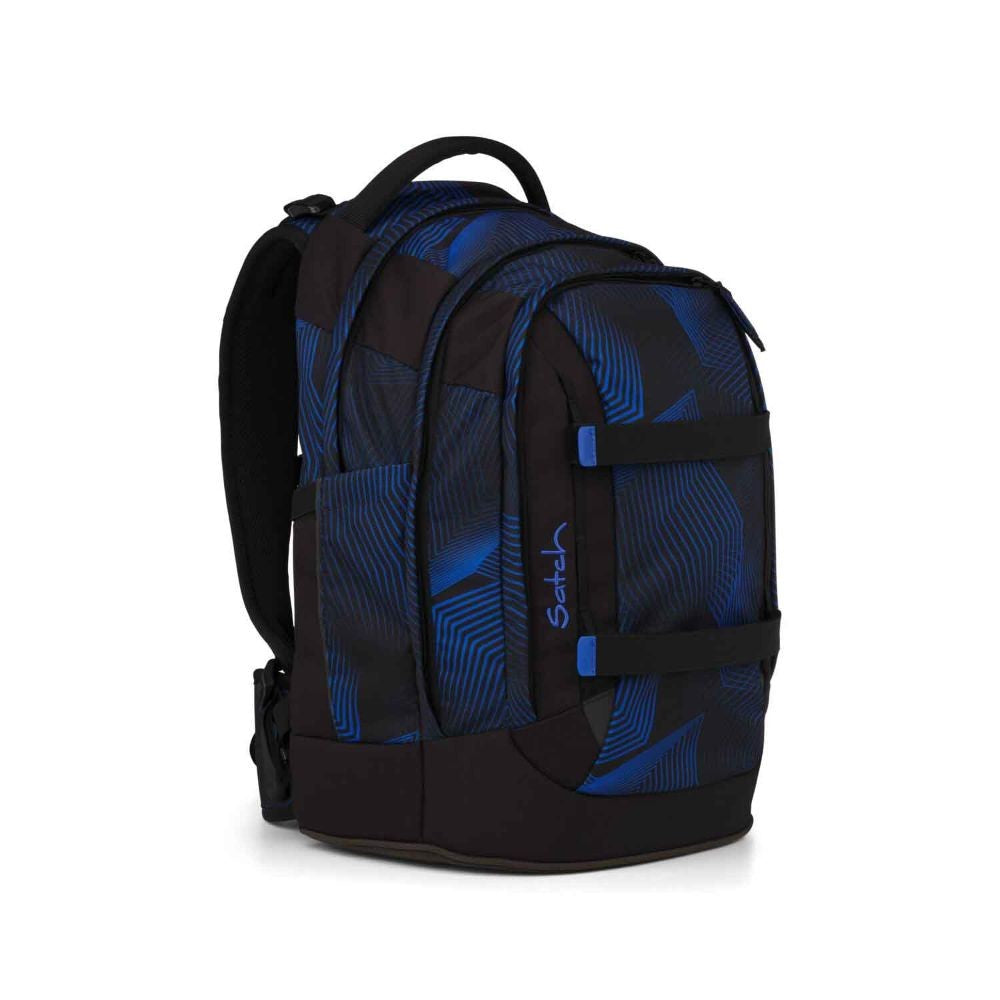 Satch Pack Seismic Blue Schulrucksack Set 3tlg.