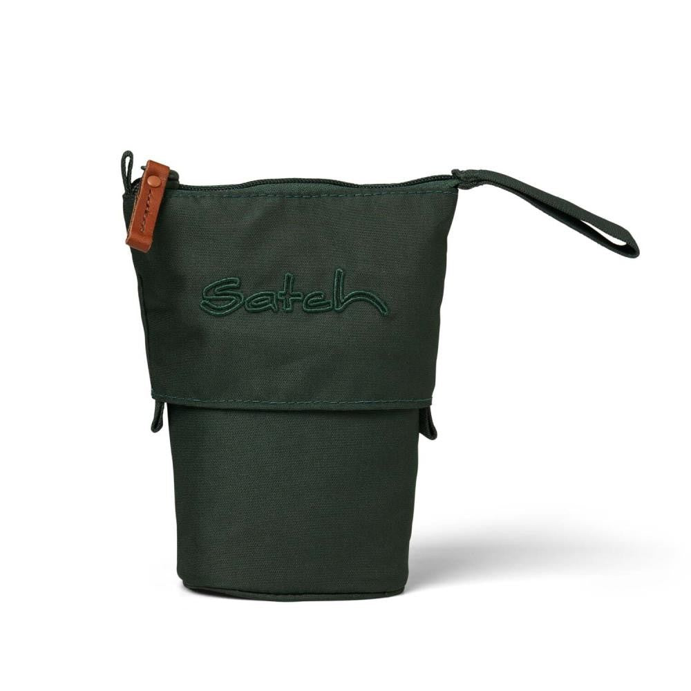 Satch Pack Nordic Forest Green Skandi Pencil Slider Light Edition Schulrucksack Set 3tlg.