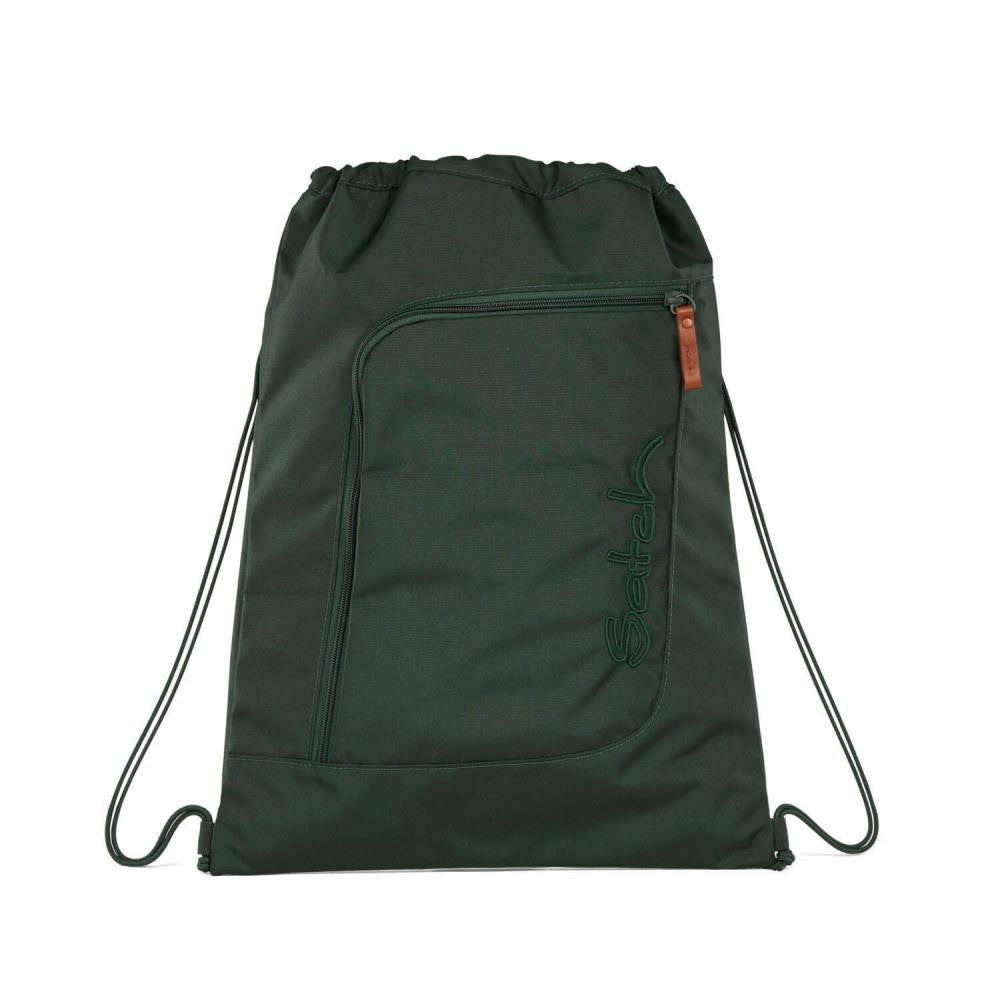 Satch Pack Nordic Forest Green Skandi Pencil Slider Light Edition Schulrucksack Set 3tlg.