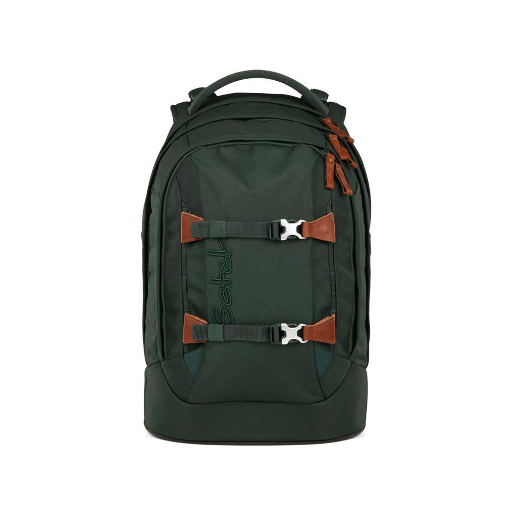 Satch Pack Nordic Forest Green Skandi Pencil Slider Light Edition Schulrucksack Set 3tlg.