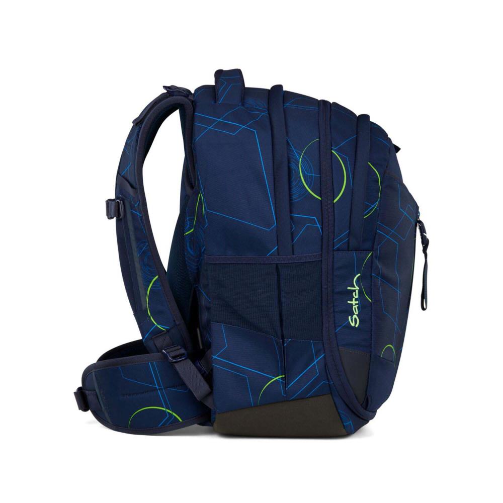 Satch Match Blue Tech Pencil Slider Edition Schulrucksack Set 3tlg.