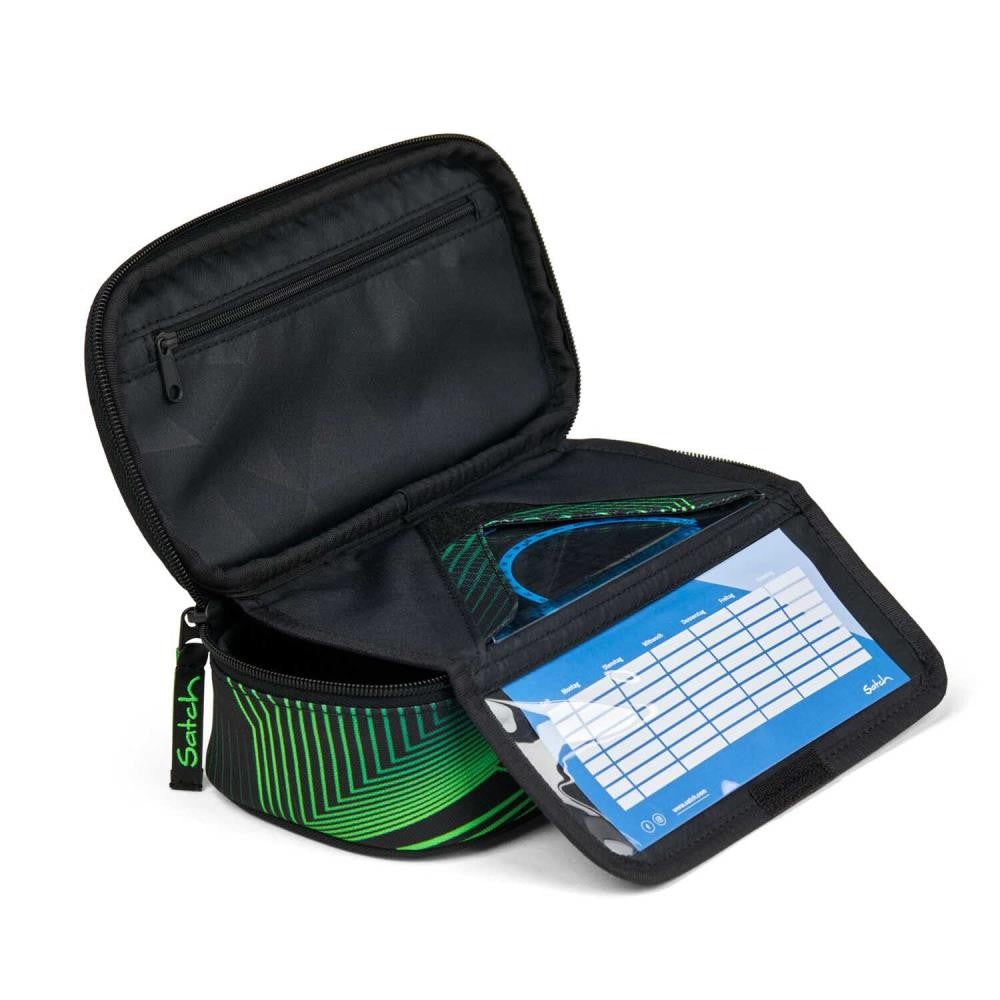 Satch Match Seismic Green Schulrucksack Set 2tlg.