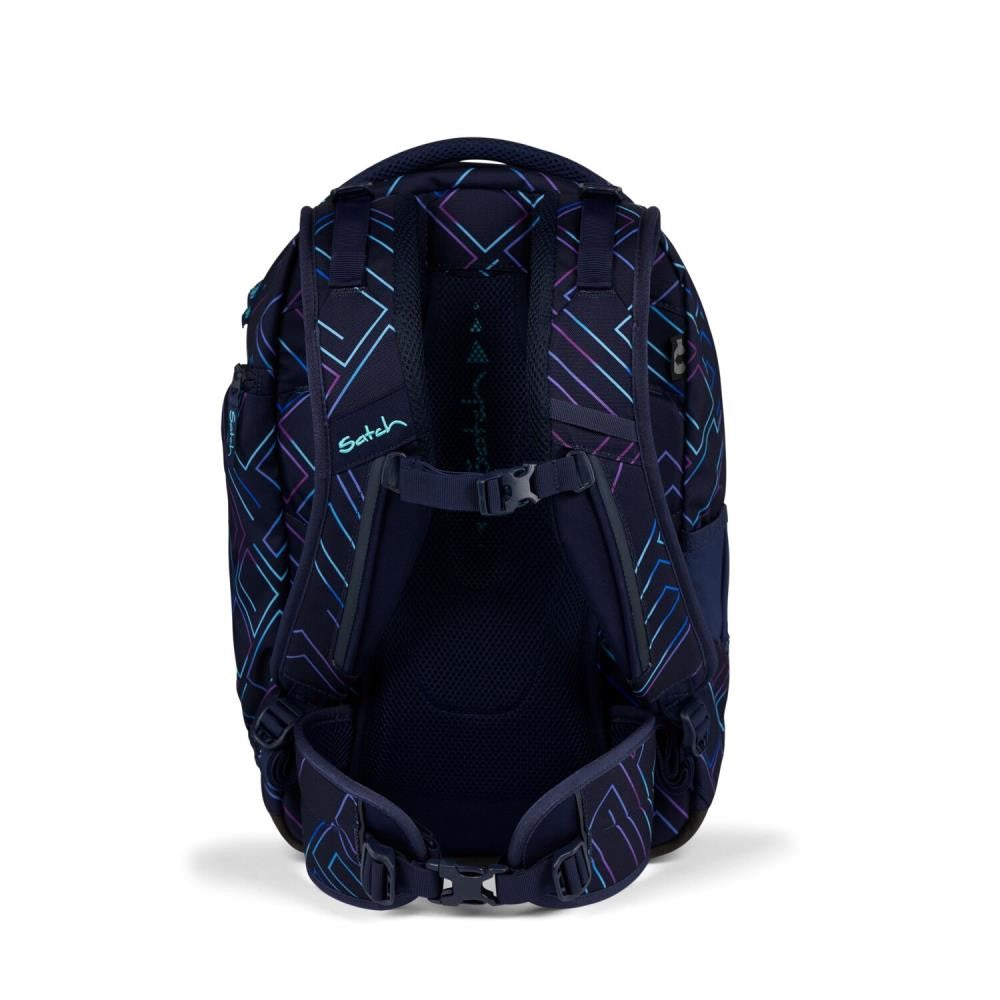 Satch Match Purple Laser Pencil Slider Edition Schulrucksack Set 3tlg.
