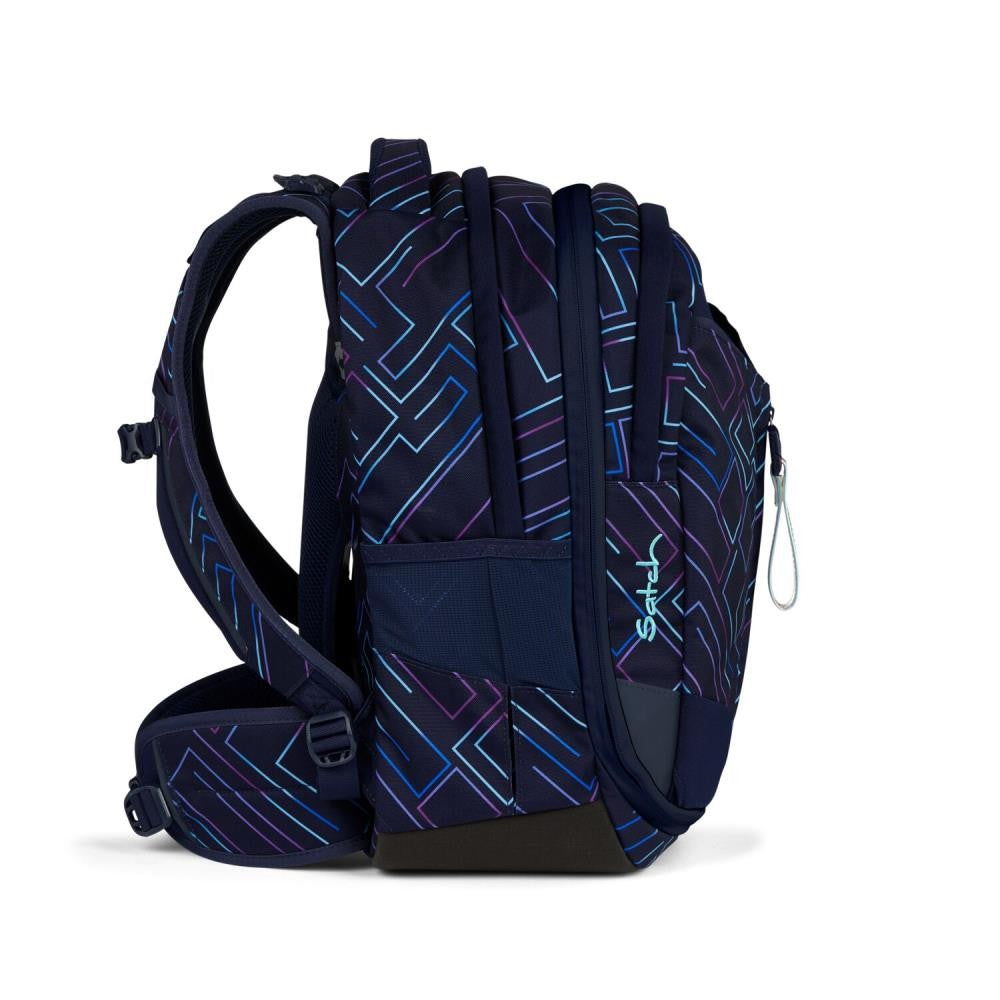 Satch Match Purple Laser Pencil Slider Edition Schulrucksack Set 3tlg.