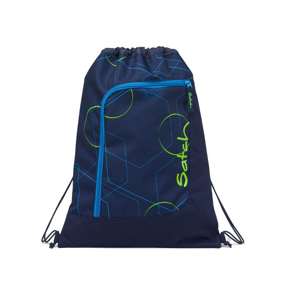 Satch Air Blue Tech Pencil Slider Light Edition Schulrucksack Set 3tlg.