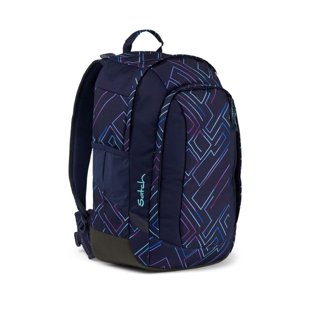 Satch Air Purple Laser Pencil Slider Edition Schulrucksack Set 3tlg.