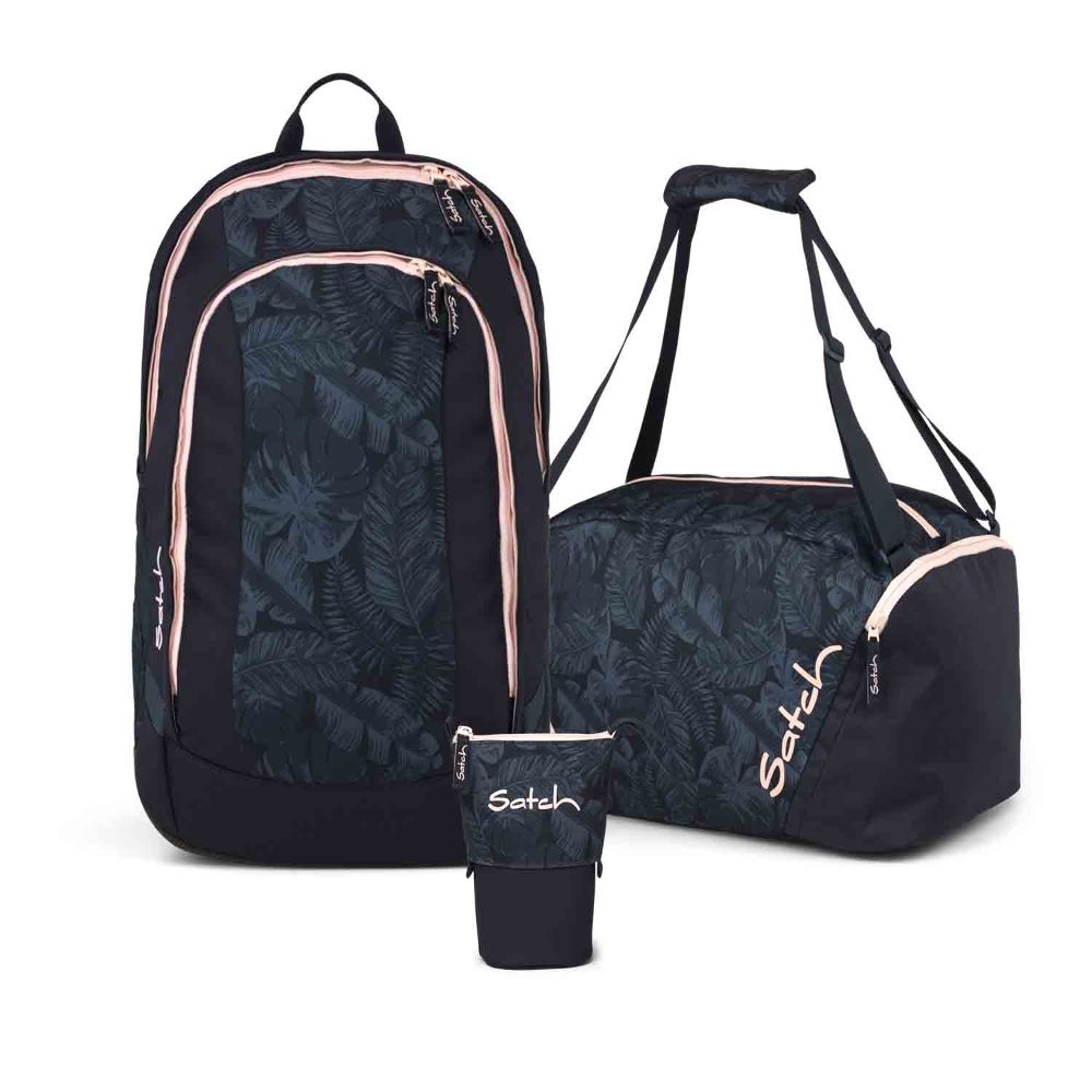 Satch Air Midnight Jungle Pencil Slider Edition Schulrucksack Set 3tlg.