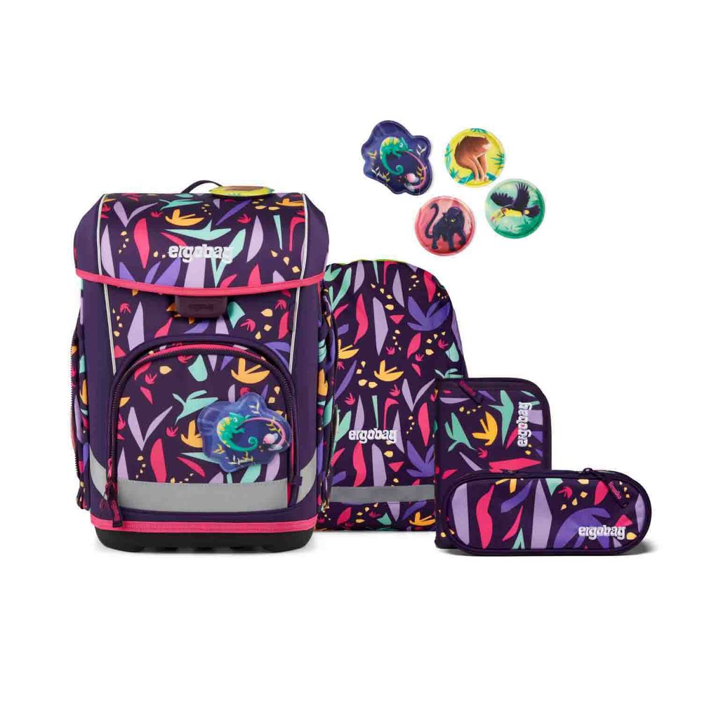 Ergobag Cubo Light AmBärzonas Color Flash Edition Schulranzen Set 5tlg.