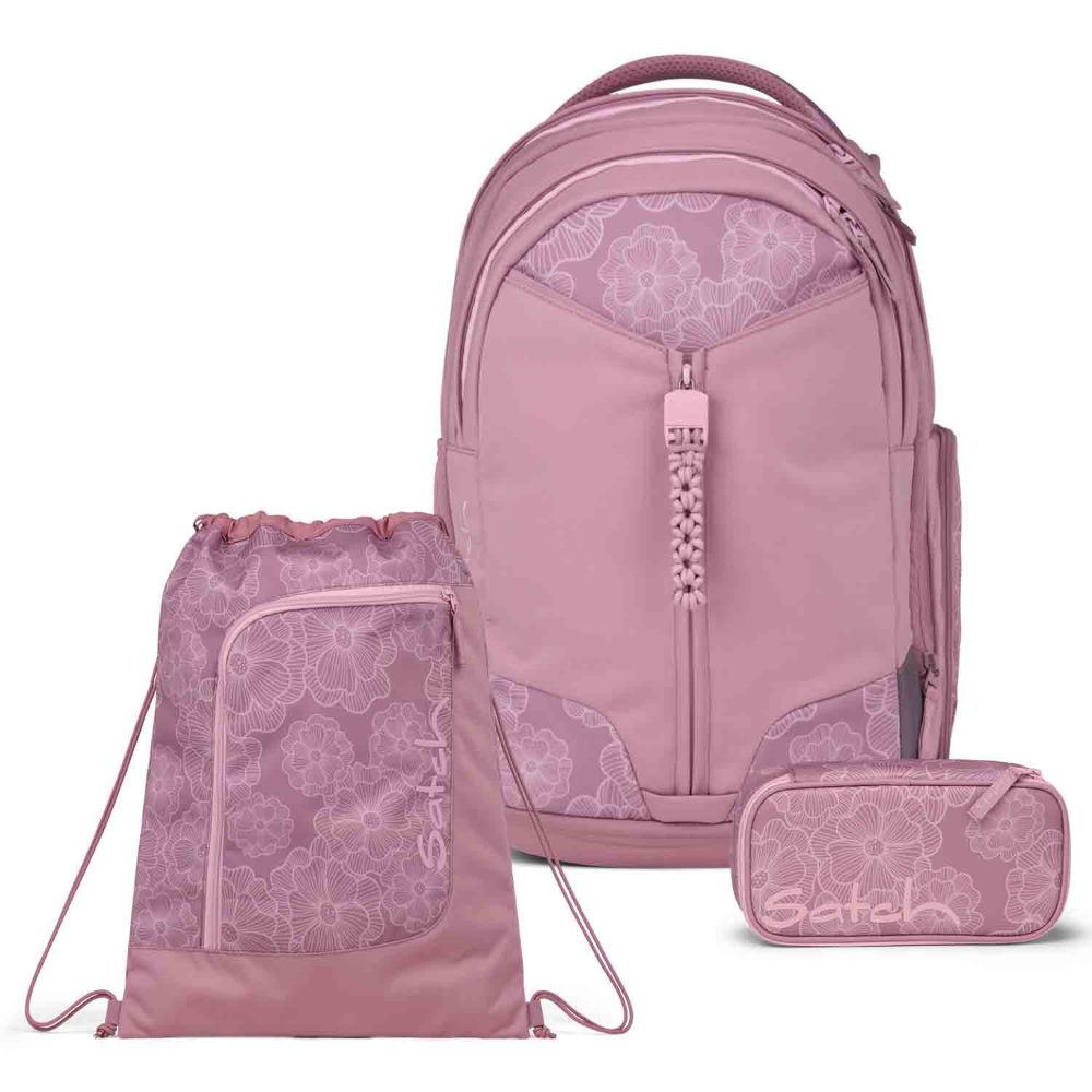 Satch Match Magnolia Dream Schulrucksack Set 3tlg.