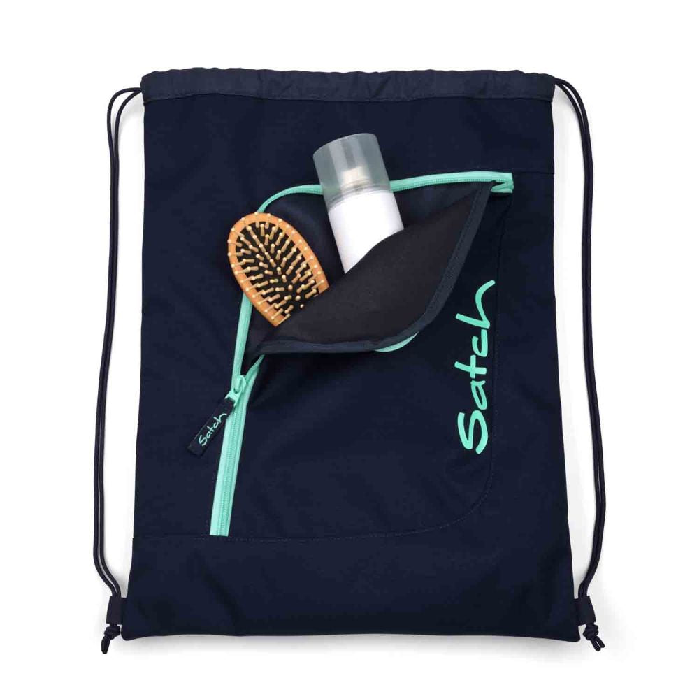 Satch Match Plus Ocean Mint Pencil Slider Light Edition Schulrucksack Set 3tlg.