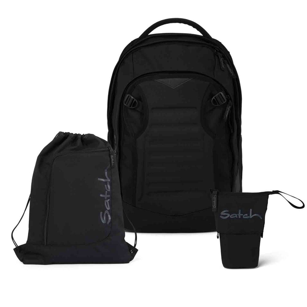 Satch Match Plus Blackjack Pencil Slider Light Edition Schulrucksack Set 3tlg.