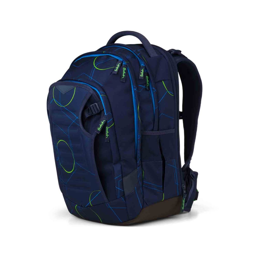 Satch Match Plus Blue Tech Schulrucksack 3tlg.