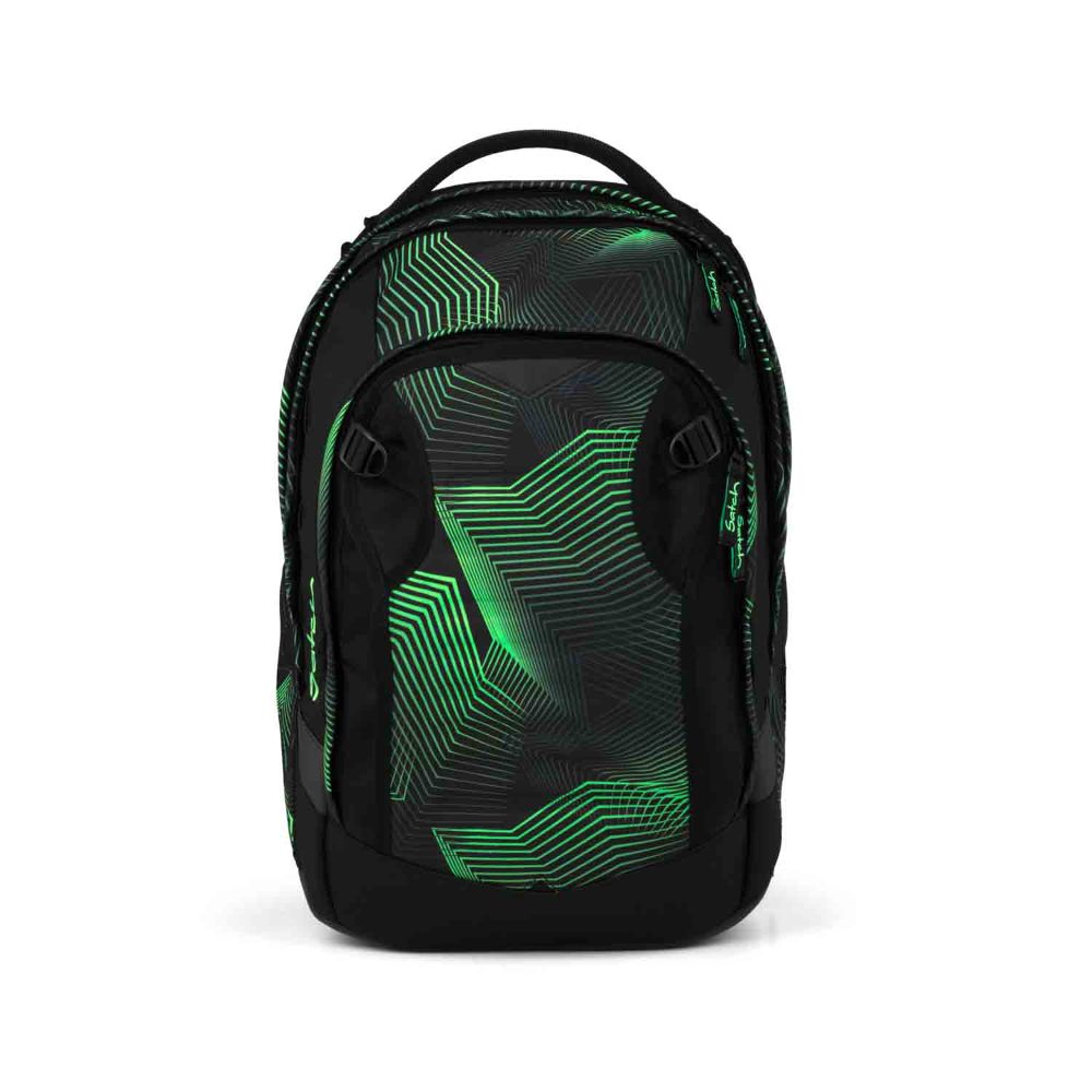 Satch Match Plus Seismic Green Pencil Slider Edition Schulrucksack Set 3tlg.