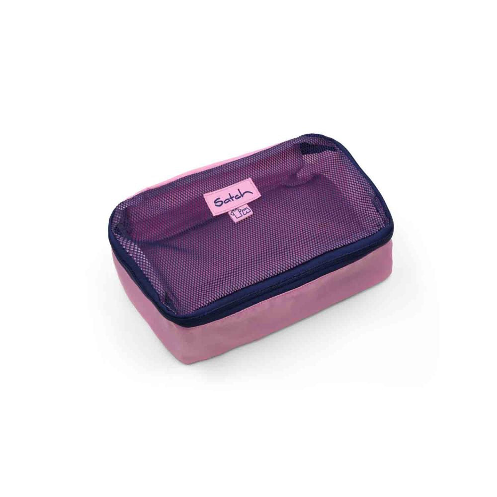 Satch Quest Rollenreisetasche Jet Pink Set 5tlg.