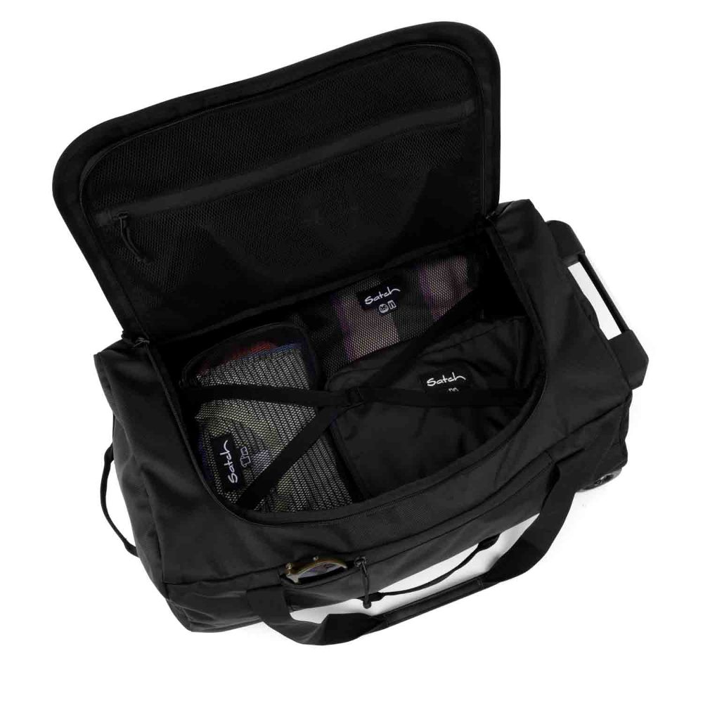 Satch Quest Rollenreisetasche Jet Black Set 5tlg.