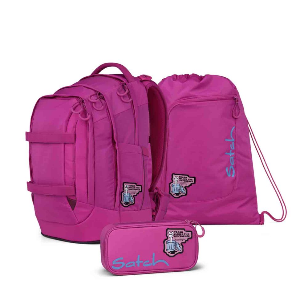 Satch Pack Fearless Pink Special Edition Schulrucksack Set 3tlg.