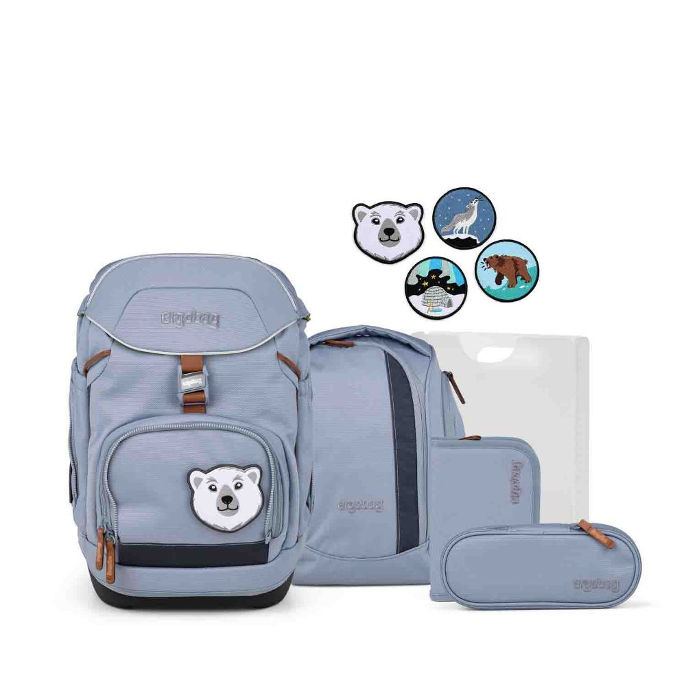 Ergobag Pack FährtenlesBär Nordic HorizonSchulrucksack Set 6tlg.
