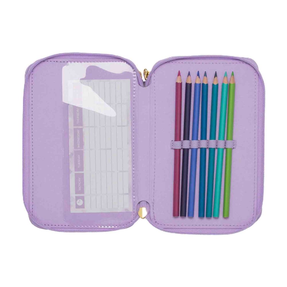 Beckmann Federmappe Unicorn Princess Purple Maxi