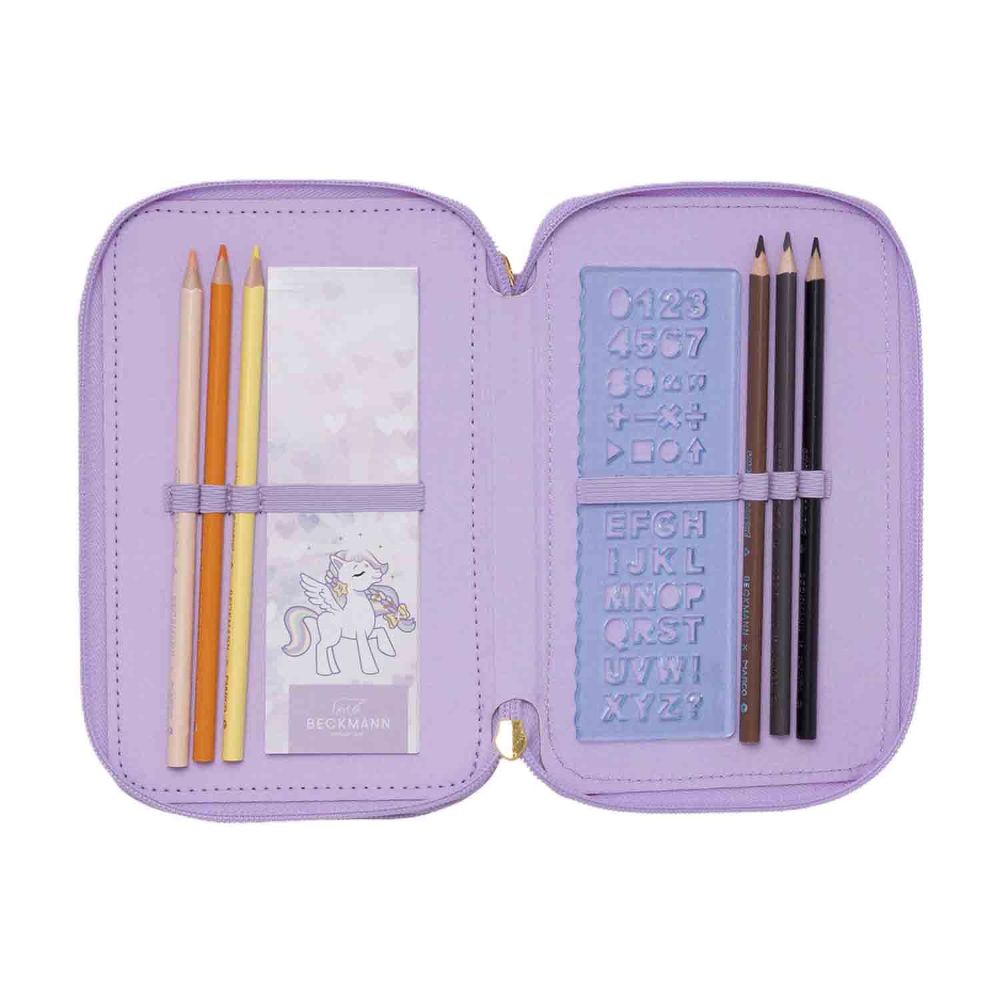 Beckmann Federmappe Unicorn Princess Purple Maxi