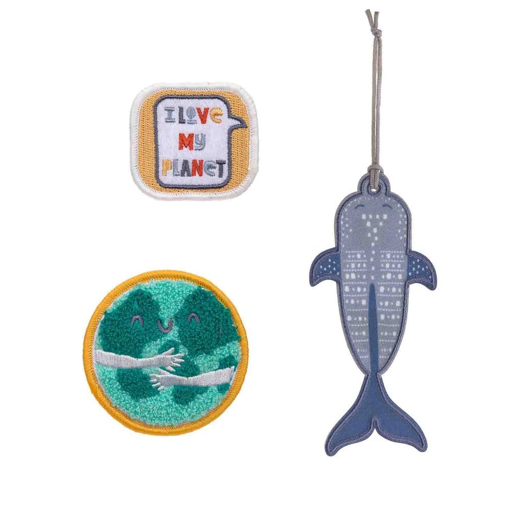Lässig Planet School Patches Set 3tlg.