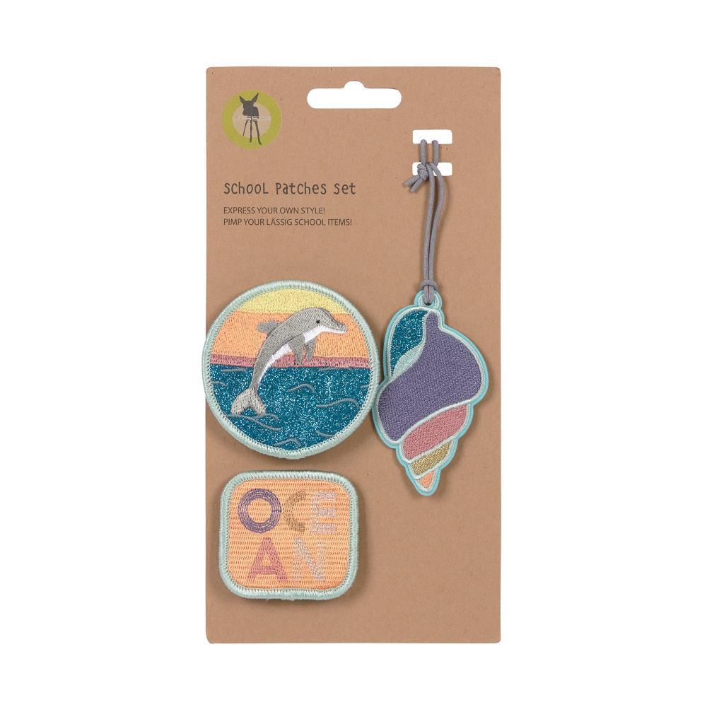 Lässig Dolphin Ocean Edition School Patches Set 3tlg.