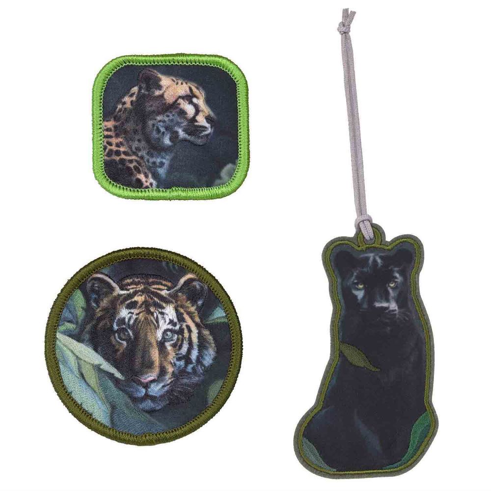 Lässig Wild Cats School Patches Set 3tlg.