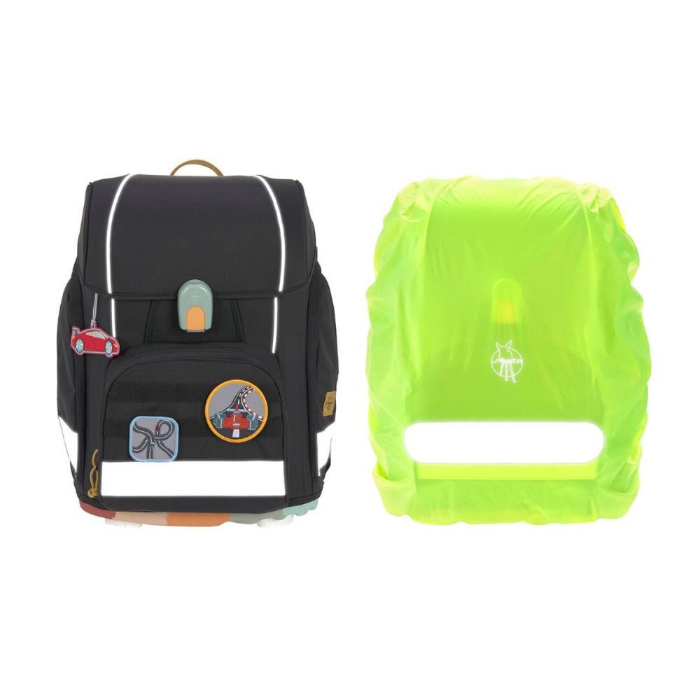 Lässig Boxy Unique Black Schulranzen Set 7tlg.