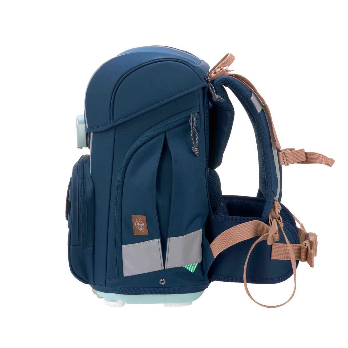 Lässig Boxy Unique Navy Schulranzen Set 7tlg.